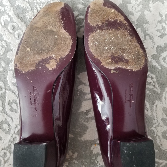 Salvatore Ferragamo Burgundy Heels - Picture 4 of 7